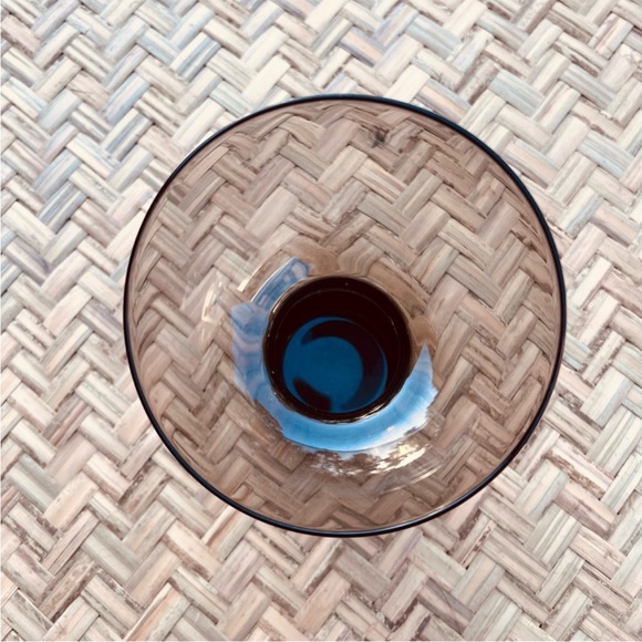 STYLISH MID-CENTURY‎ MODERN SMOKED TINTED GREY GLASS SMALL VASE - 60’S 70’S MCM - Picture 10 of 10